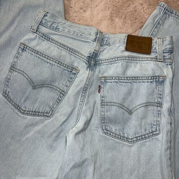 Levi’s light wash blue jeans baggy dad denim women’s size 26 - Picture 6 of 7